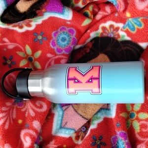 K monogrammed water bottle